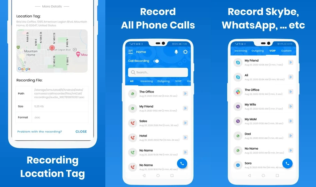 IntCall ACR — бесплатное и качественное приложение для записи звонков