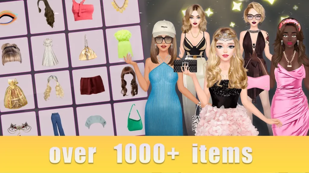 Приятная мультяшная графика в игре Super Fashion Star Daily