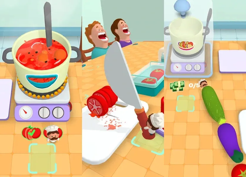 Исполняйте прихоти клиентов в игре Tiny Cook