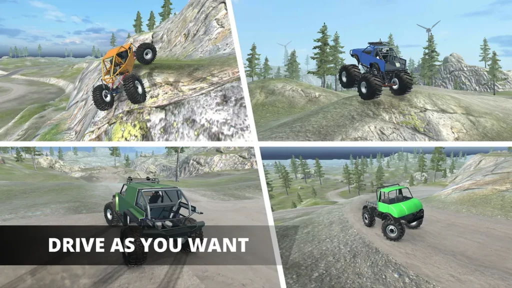 Реалистичные элементы управления в Torque Offroad
