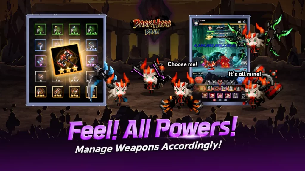 Dark Hero Dash – Idle файтинг в темном мире