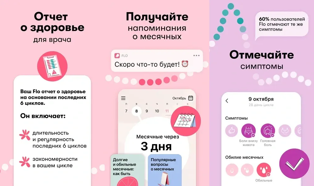 Flo — эффективное отслеживание менструального цикла и связанные с этим проблемы