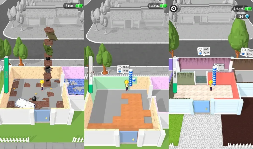 Ремонт домов в игре House Flip Master