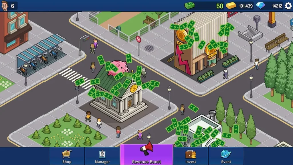 Воспользуйтесь многочисленными бонусами в игре Idle Billionaire Tycoon