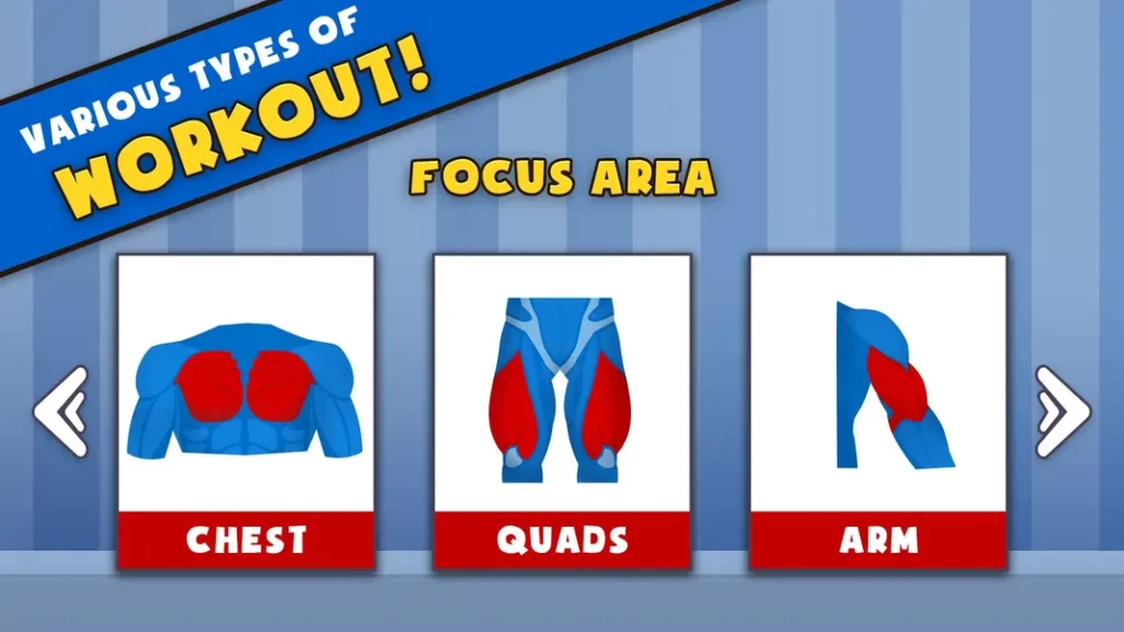 Делайте дополнительные тренировки в игре Idle Gym Life 3D