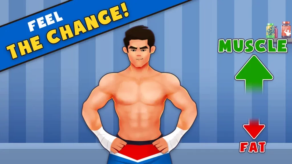 Стать бодибилдером в игре Idle Gym Life 3D