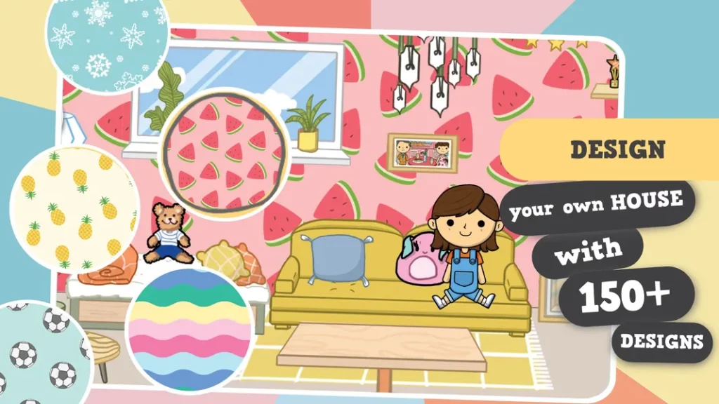 Lila's World:Create Play Learn - красочная мультяшная графика