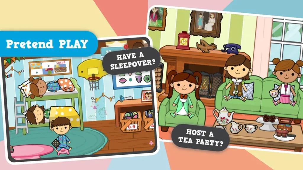 Lila's World:Create Play Learn – привлекательная казуальная игра для юных игроков