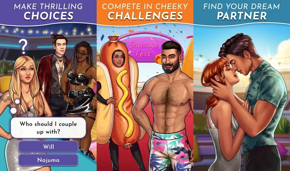 Настройте своих героев в игре Love Island 2