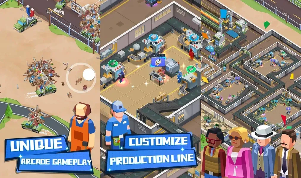 Steel Mill Manager - классический таймкиллер геймплей