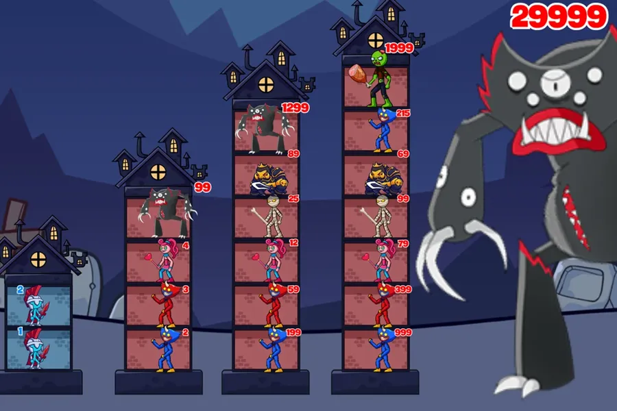 Построить замок в игре Stick Hero: Mighty Tower Wars