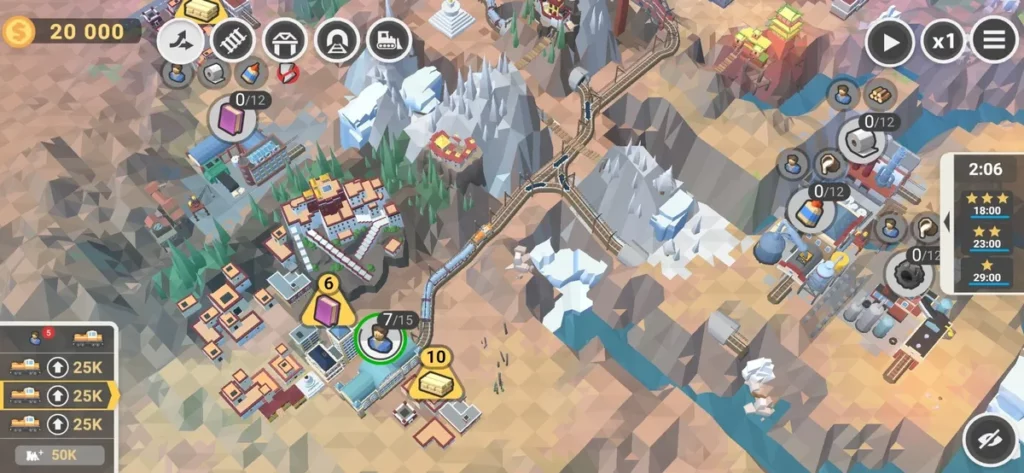 Графика и звук в Train Valley II