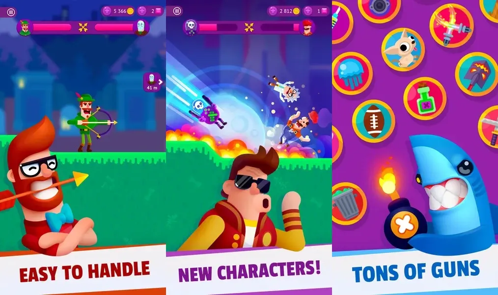 Новый кровавый режим в игре Ultimate Bowmasters