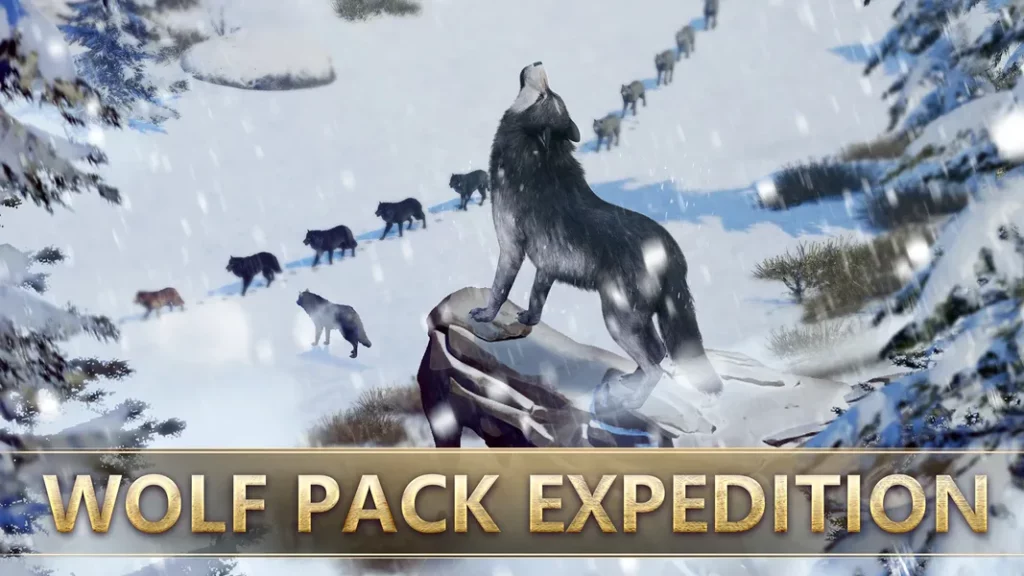 Отличная графика и звук в игре Wolf Game: The Wild Kingdom