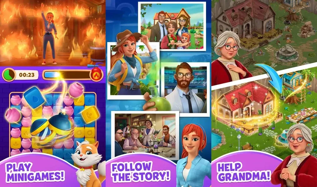 Интересные головоломки в игре Fiona's Farm