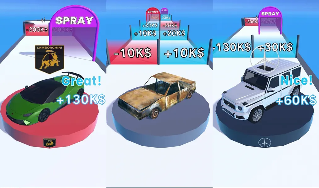 Получить дорогую машину в игре Get the Supercar 3D