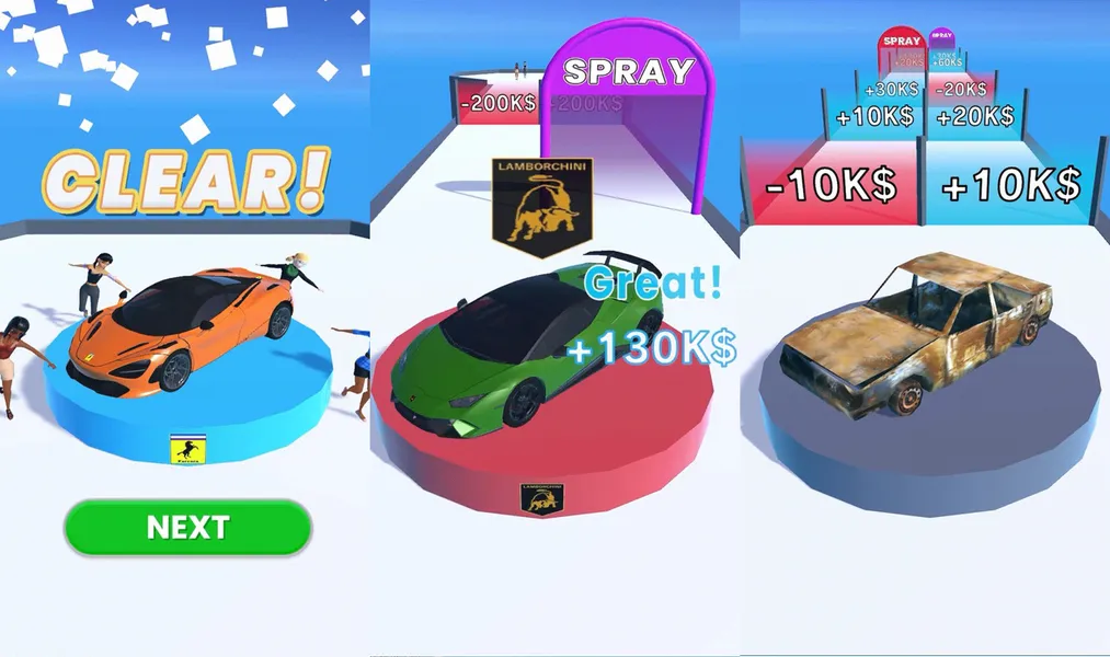 Get the Supercar 3D - соберите полную коллекцию машин