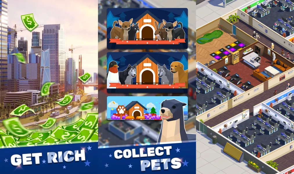 Зарабатывать деньги в игре Idle Office Tycoon