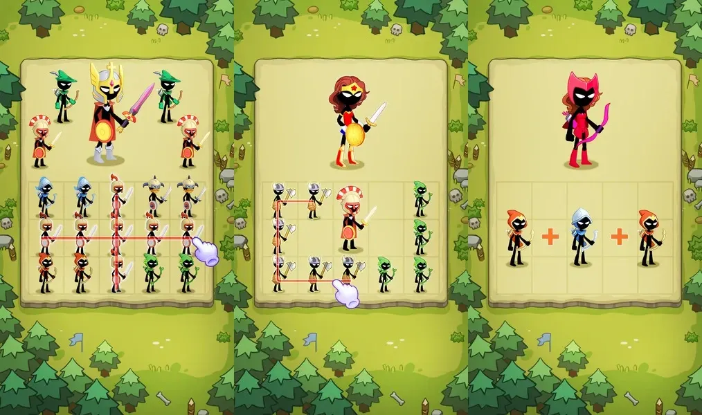 Дополнительные режимы игры в игре Merge Master: Stick War Legacy
