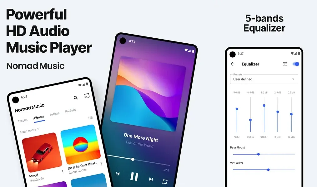 Nomad Music – слушайте музыку бесплатно и без Wi-Fi