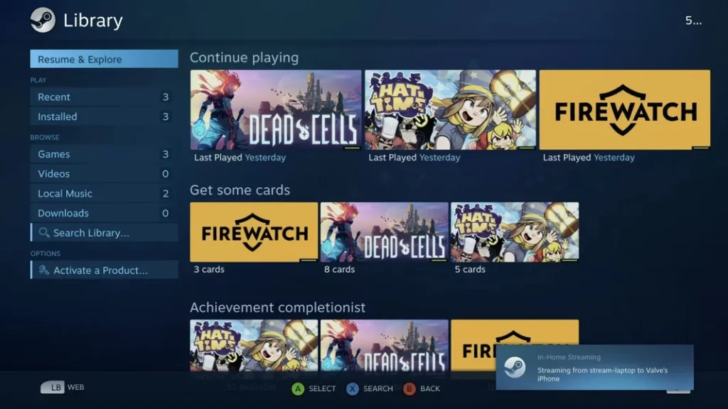 Steam Link — поддержка эксклюзивных игр Steam для ПК прямо на вашем смартфоне