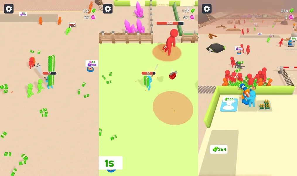 Уничтожить врагов в игре Base Defense!