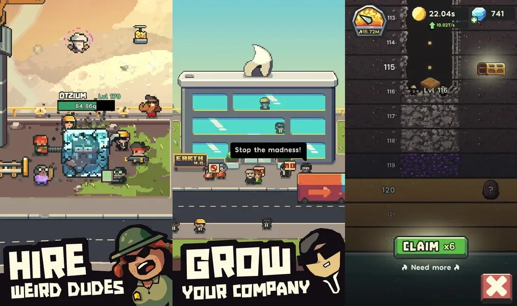 Earth Inc - классическая пиксельная графика