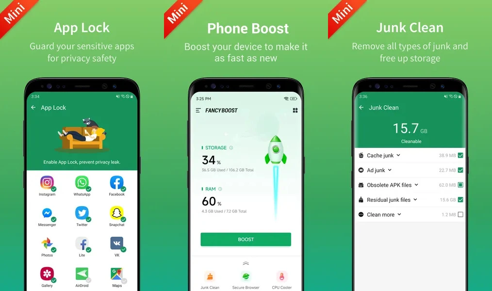 Fancy Booster – приложение для оптимизации системы Android-устройства