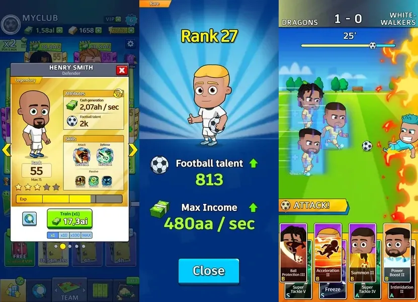 Достигните вершины мирового футбола в игре Idle Soccer Story
