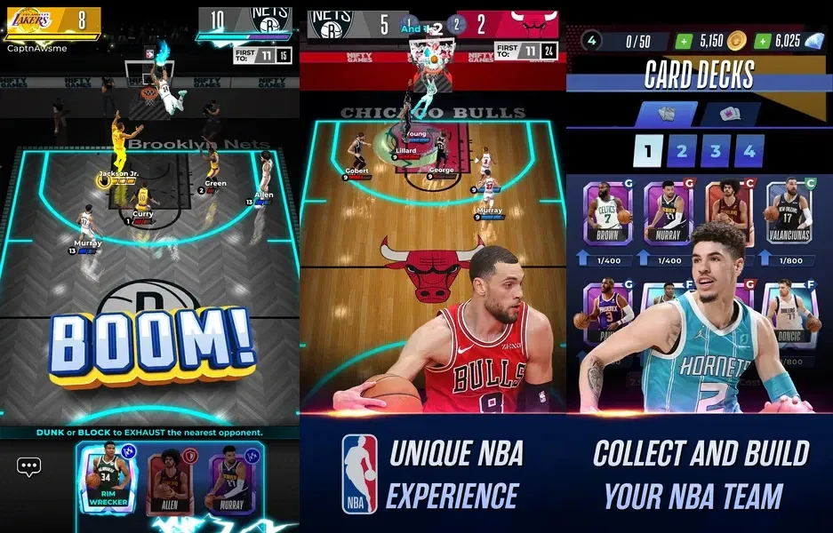 NBA Clash — испытайте настоящие игры NBA в более быстром темпе