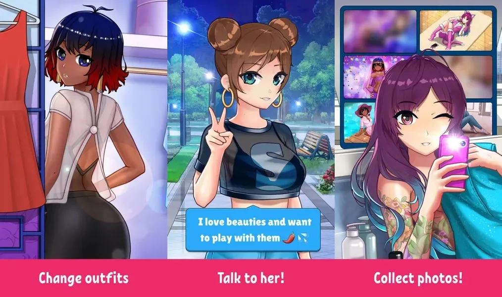 Знакомая мультяшная графика в игре PP: Kiss Games Fun Girls sims