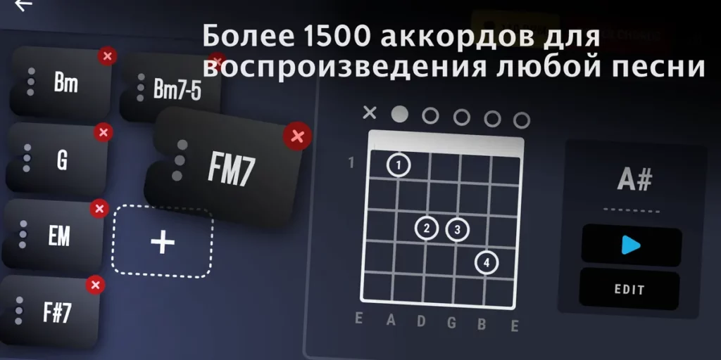 Real Guitar — приложение, описывающее работу гитары с полезными функциями