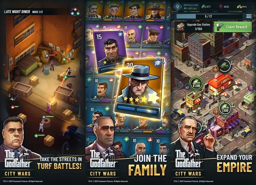 The Godfather: City Wars - создайте свою империю
