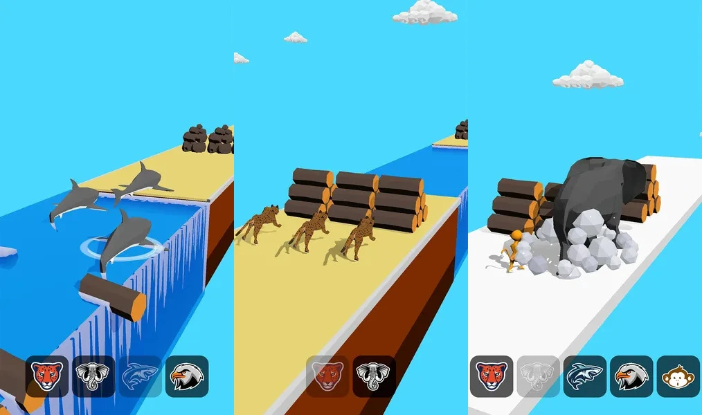 Графика и звуки в игре Animal Transform