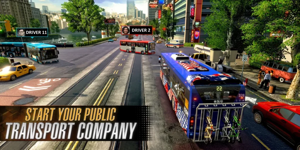 Максимальная детализация в игре Bus Simulator 2023