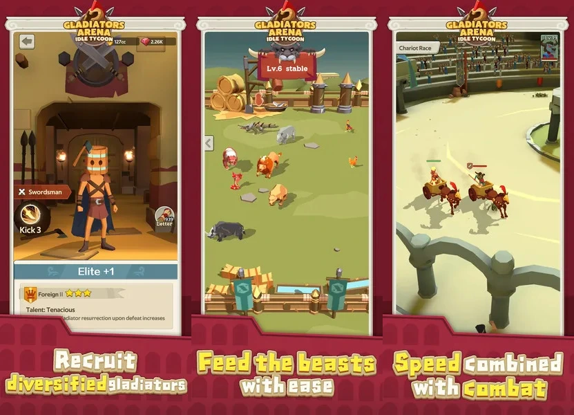 Gladiators Arena — Idle-игра, вдохновленная полями сражений римской эпохи