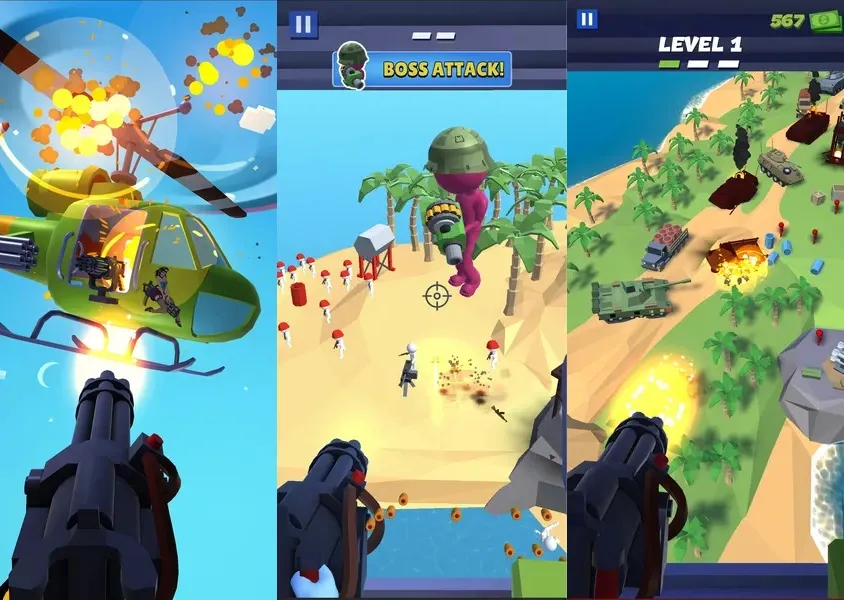 Heli Gunner 2 - станьте настоящим пулеметчиком