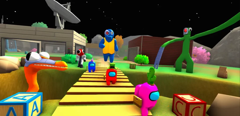 Rainbow Impostor Survivor 3D - захватывающий геймплей и захватывающие квесты