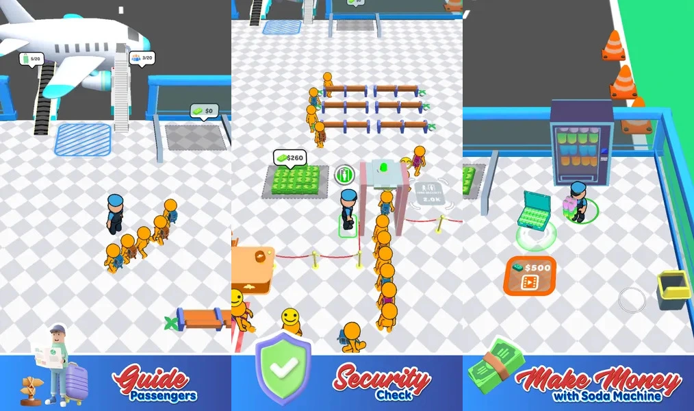 Airport Rush 3D - позаботьтесь о комфорте пассажиров