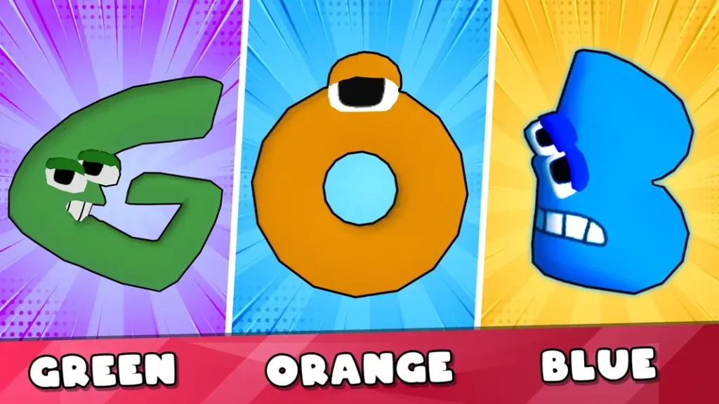 Много захватывающих уровней в игре Alphabet Fall.io
