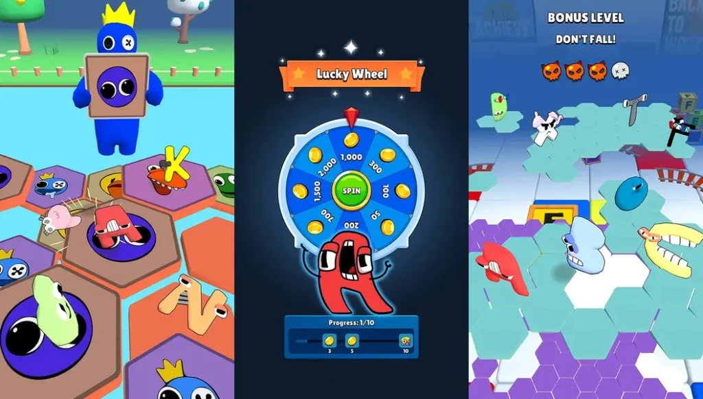 Собери весь алфавит в игре Alphabet Fall.io
