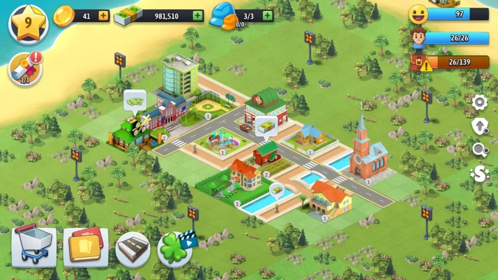 Графика и звук в игре City Island: Collections game