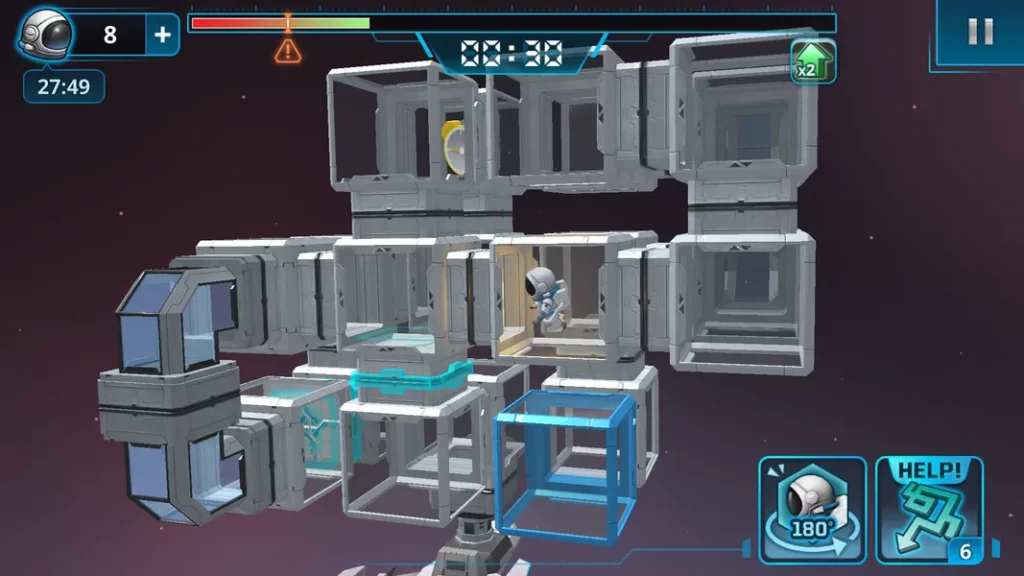 CUBE PLANET — стиль головоломки, полный искусства и логики