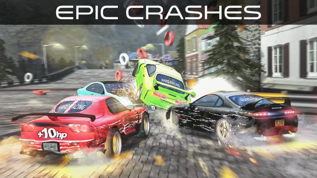 Многочисленные испытания в игре Hard Racing