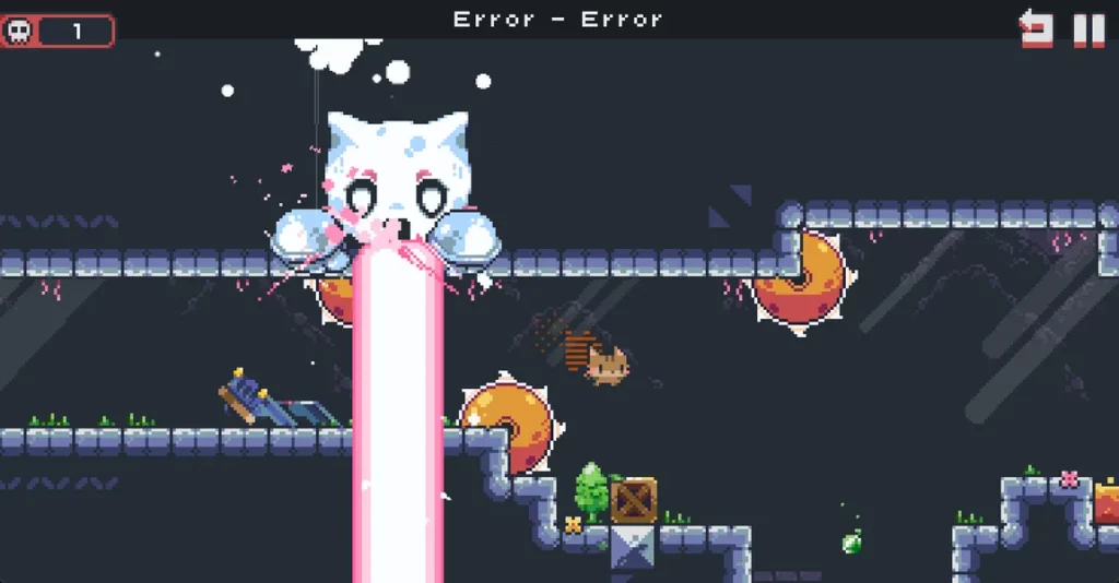 Kitty Death Room — приключенческий платформер в стиле ретро