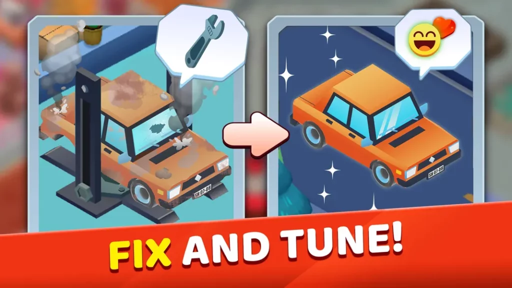 Tiny Auto Shop 2 - анимированная графика расставляет акценты