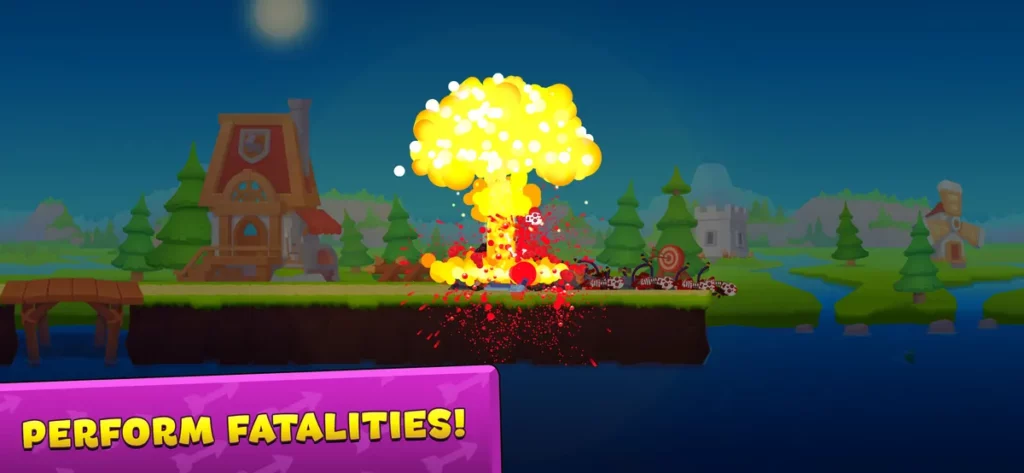 Исследуйте разные локации в игре 300 Bowmen