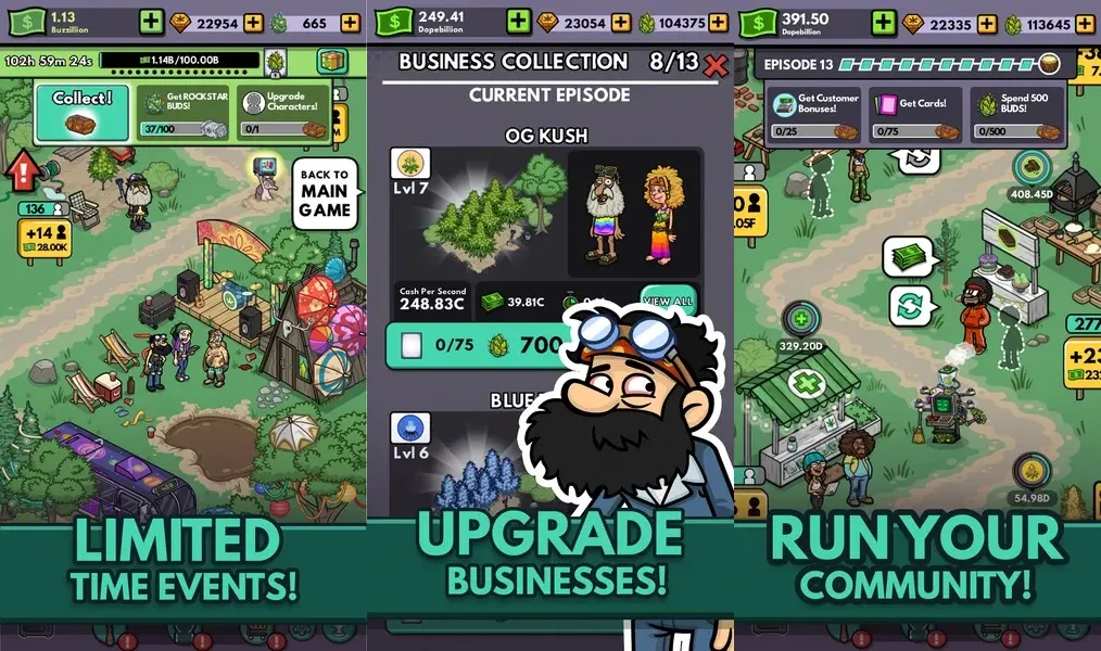 Bud Farm: Idle Tycoon — игра-симулятор выращивания каннабиса в сочетании с элементами бездействия