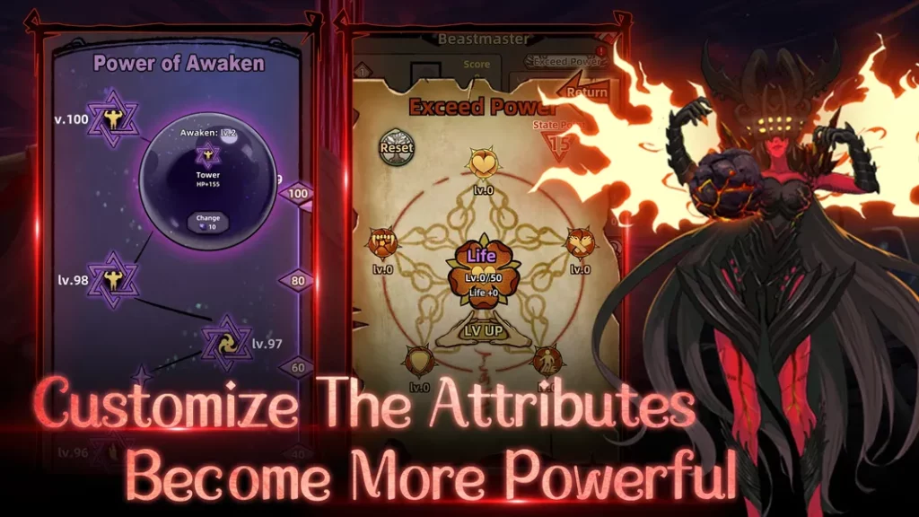 Dark Hunter – классическая игра Dark idle о битвах с монстрам