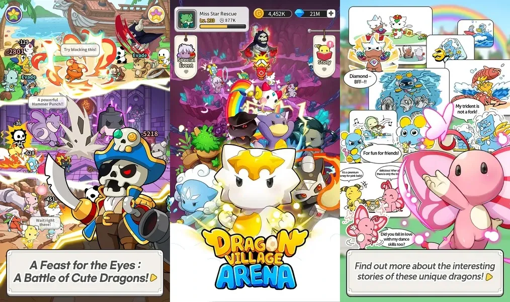 Dragon Village Arena — собирайте драконов и участвуйте в битвах